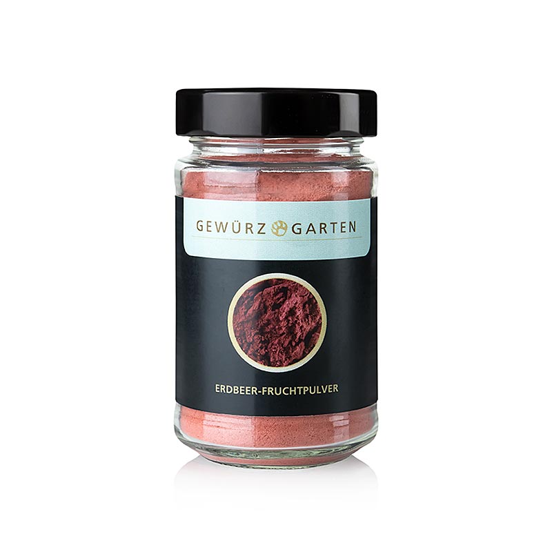 Spice Garden Jordbaerfruktpulver, spraytoerket - 100 g - Glass