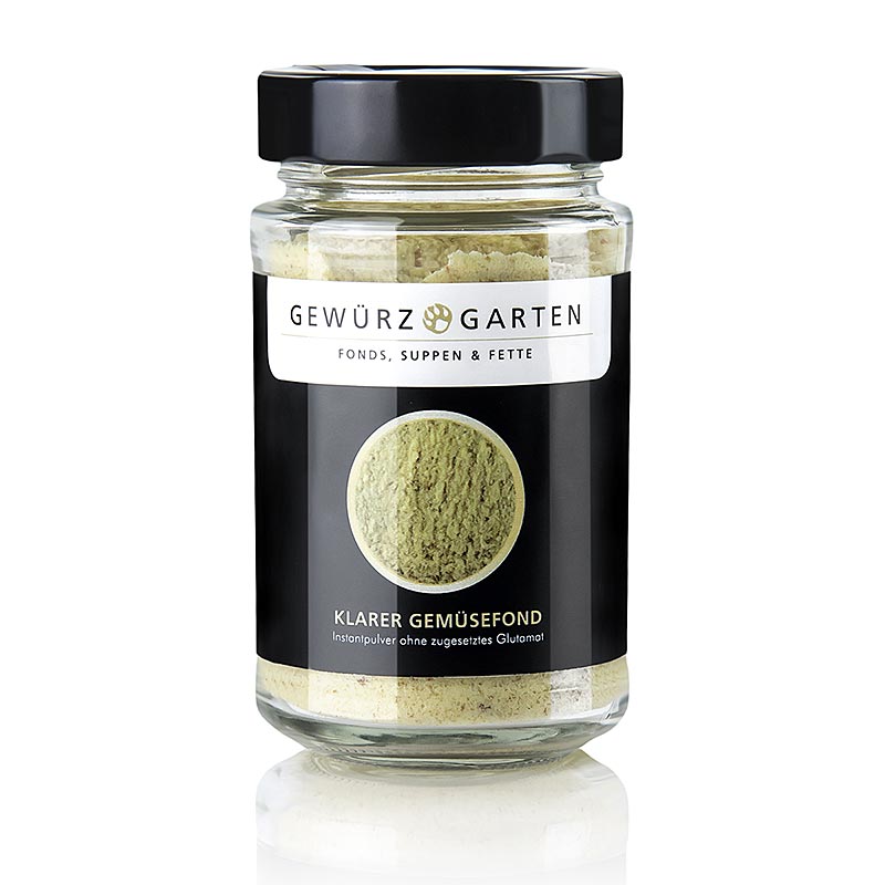 Gewurzgarten Caldo de verduras claro, instantaneo en polvo, sin glutamato anadido - 170g - Vaso