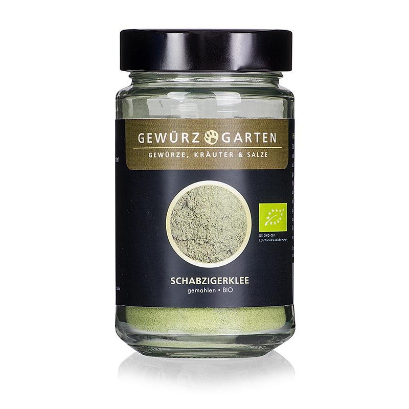 Gewurzgarten Schabzigerklee, moido, organico - 60g - Vidro