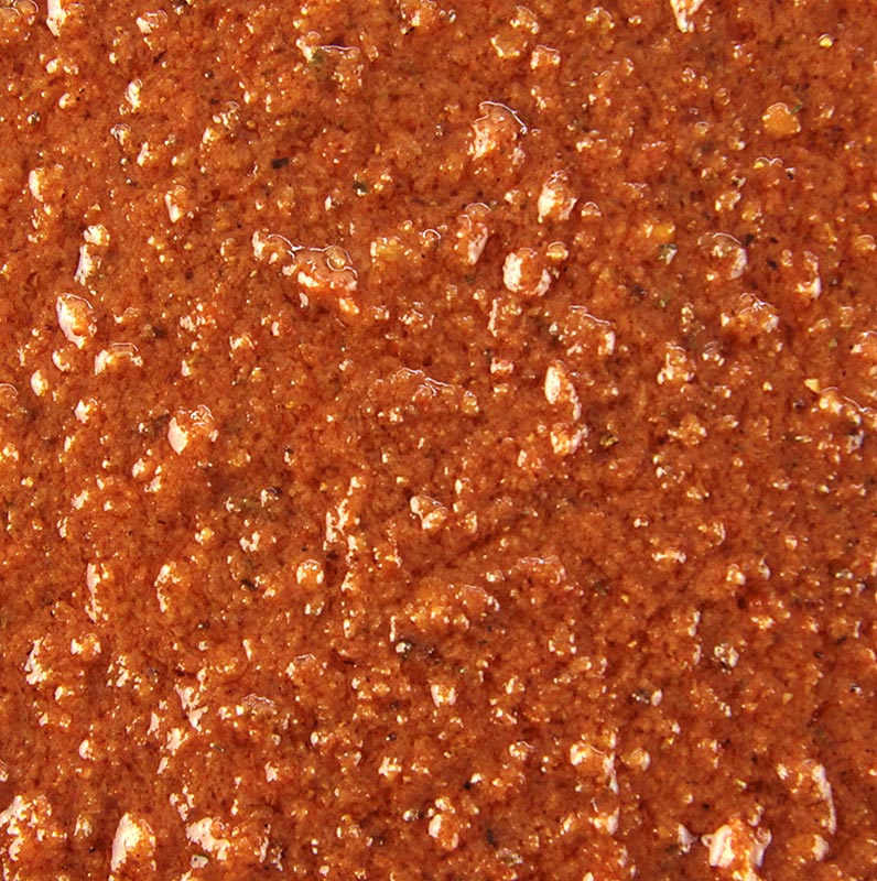Spice Garden Red pesto, dengan tomato masak matahari dan buah zaitun hitam - 225ml - kaca Spice Garden Red pesto, dengan tomato masak matahari dan buah zaitun hitam - 225ml - kaca