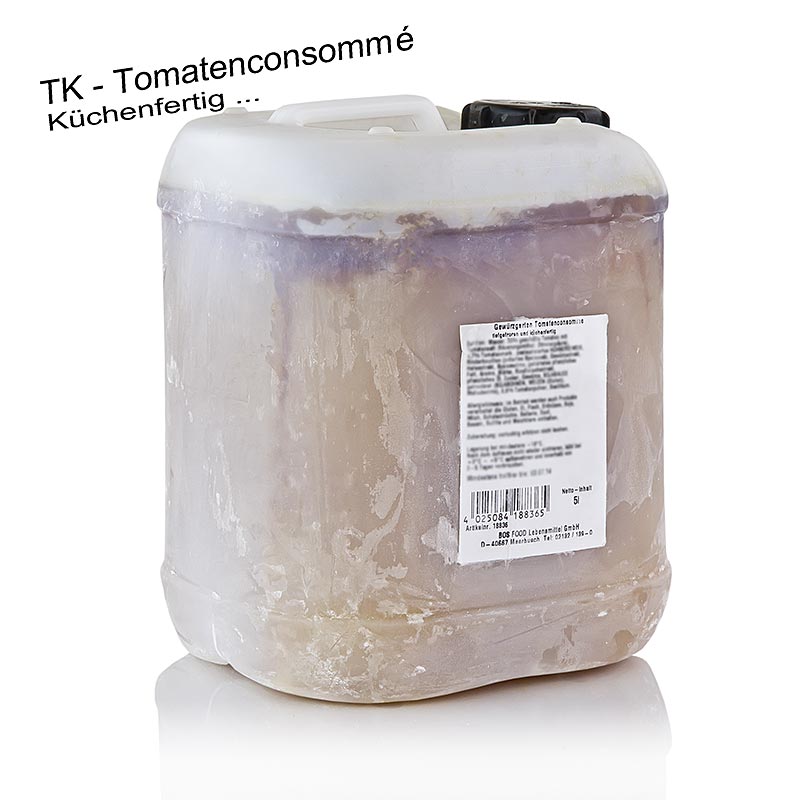 Consome de tomate com especiarias, pronto para cozinhar 1:1 - 5 litros - Balde de pe Consome de tomate com especiarias, pronto para cozinhar 1:1 - 5 litros - Balde de pe