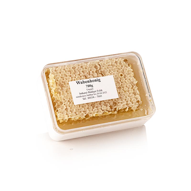 Honeycomb hunang, Ungverjaland, Feldt byflugnaraekt - 200 g - Pe getur