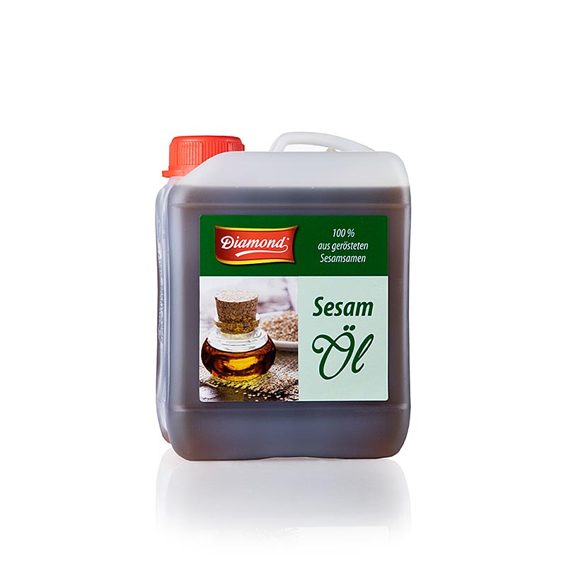 Oli de sesam, torrat, Diamant - 2,5 L - Pe-kanista.