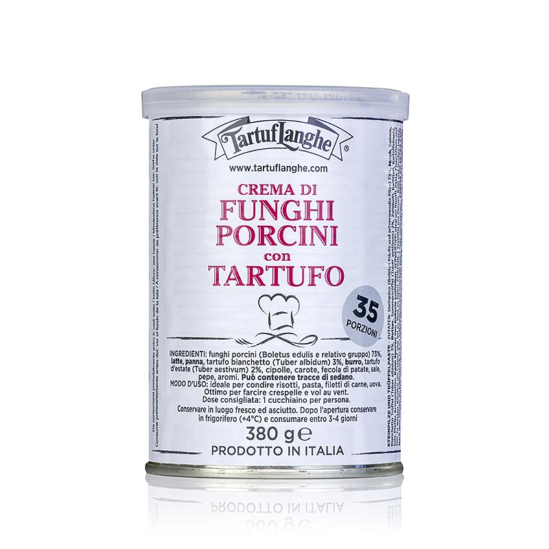 TARTUFLANGHE Porcini mushroom paste, with bianchetto and summer truffles - 380g - can