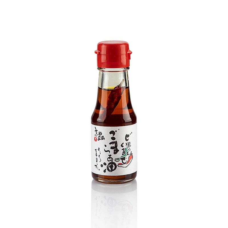 Aceite de sesamo Rayu con chile, Yamada - 65ml - Botella