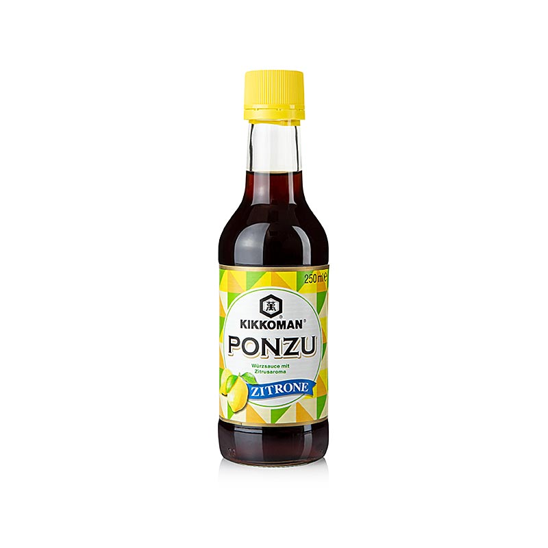 Ponzu, molho de soja com suco citrico, Kikkoman - 250ml - Garrafa