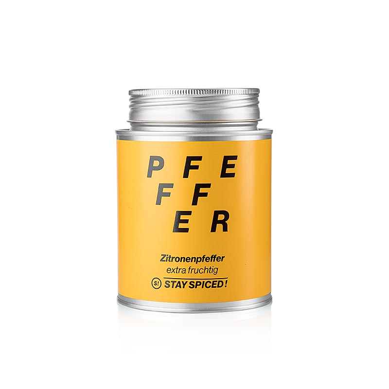Spiceworld Pepe al limone extra fruttato, preparato per spezie, shaker in latta - 440 g - Potere