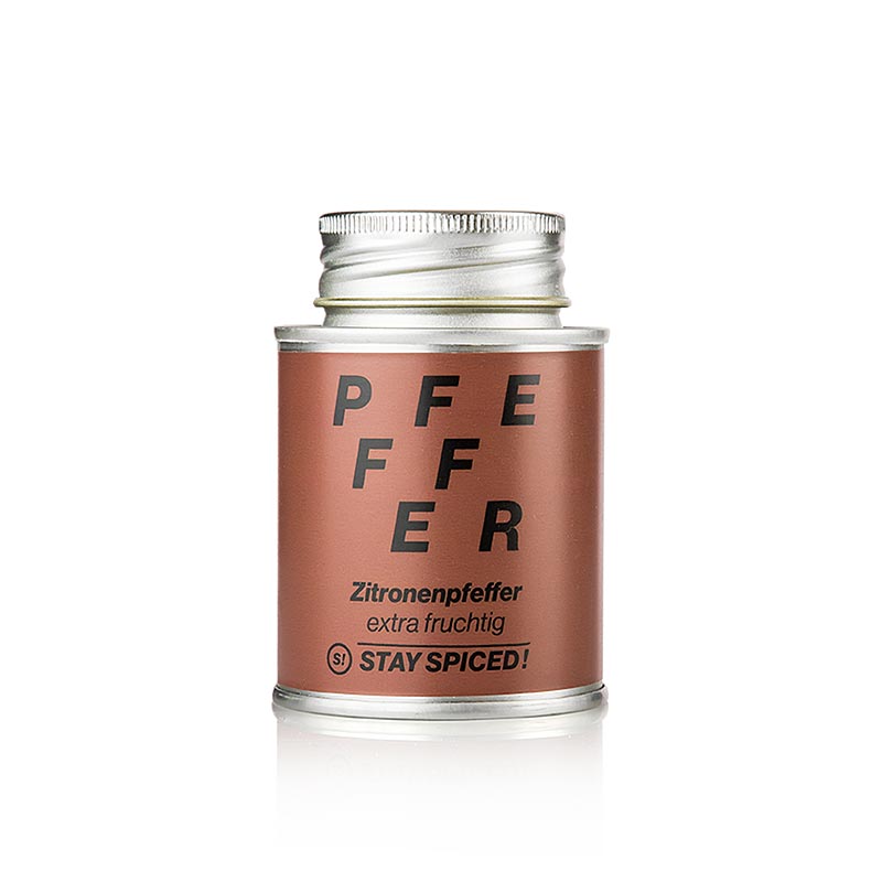 Spiceworld pimenta limao extra frutada, preparacao de especiarias, lata shaker - 70g - pode