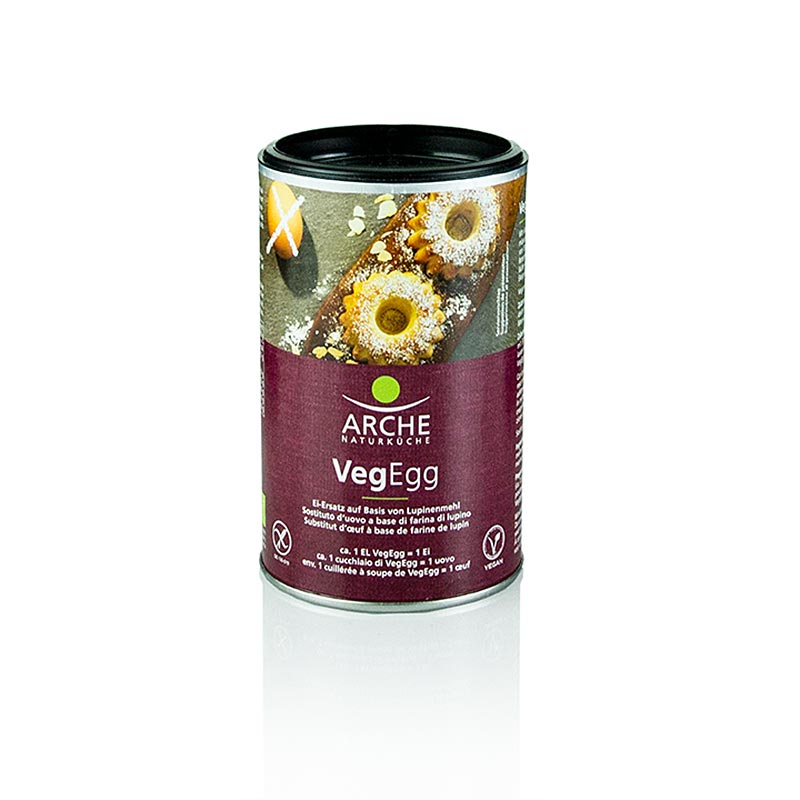 VegEgg, sostituto dell`uovo di gallina, senza uova, vegano, Arche, biologico - 175 g - pacchetto