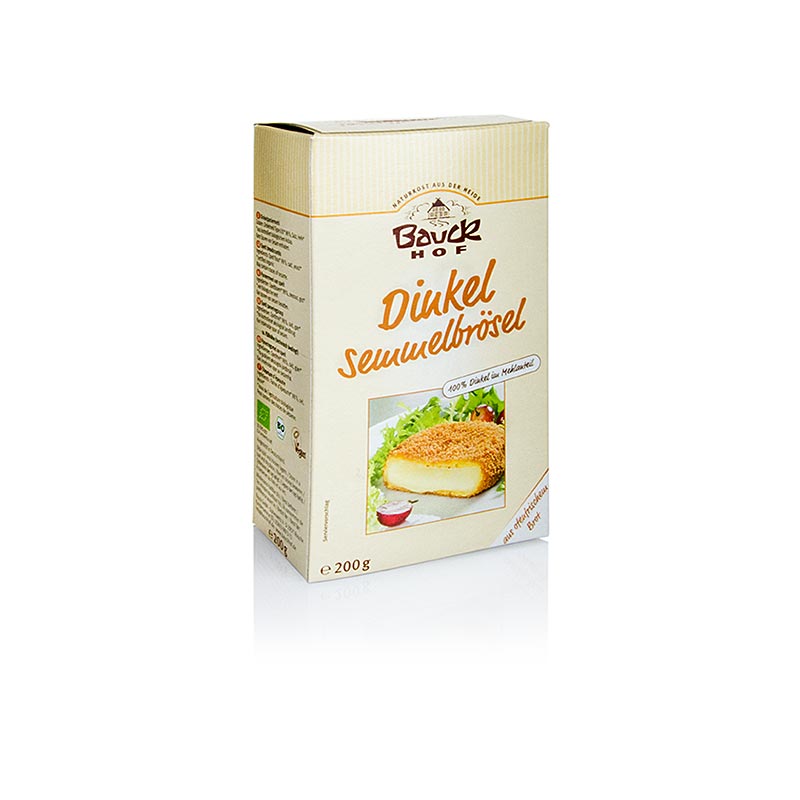 Pangrattato al farro (pangrattato), Bauckhof, biologico - 200 g - scatola