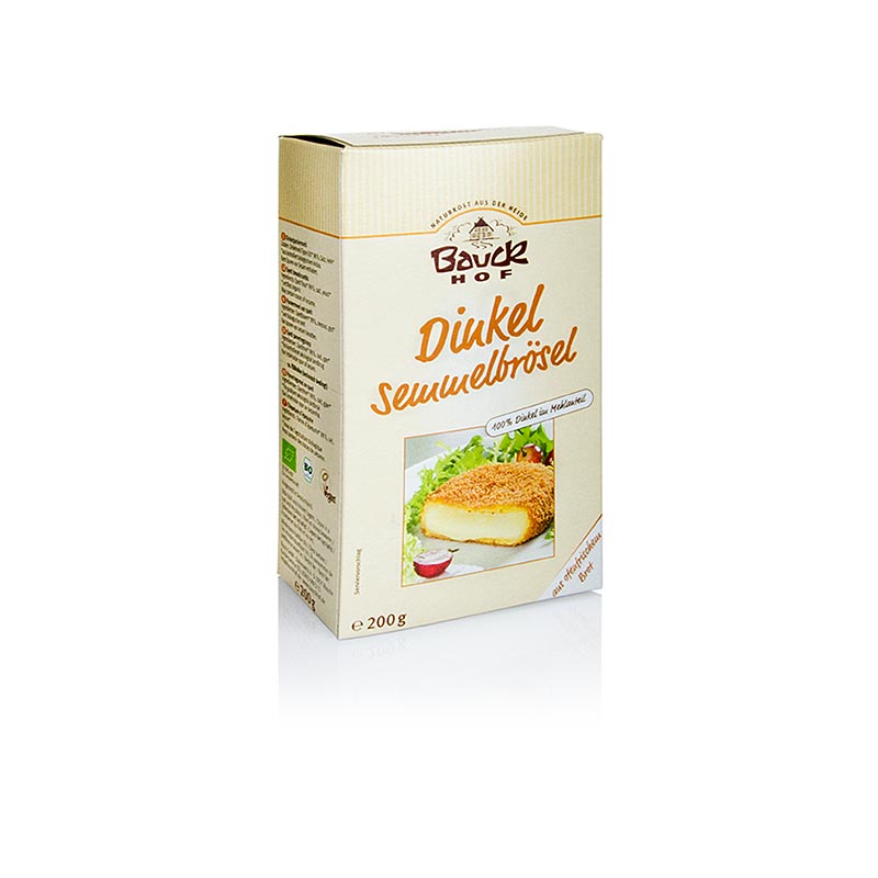 Serbuk roti yang dieja (serbuk roti), Bauckhof, organik - 200 g - kotak