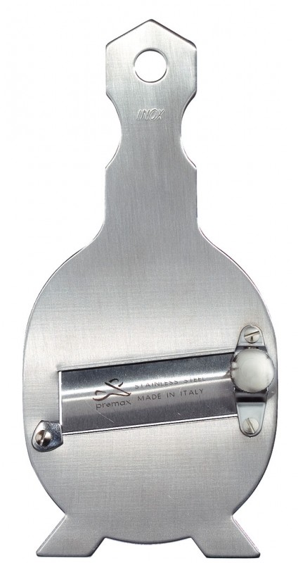 Truffle slicer made of steel, straight blade, straight blade - 1 piece - 