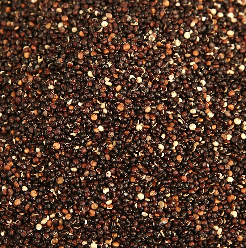 Quinoa, intera, nera, il chicco miracoloso degli Inca, biologica - 1 kg - borsa