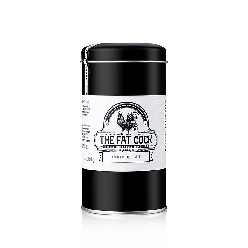 The Fat Cock - Fajita Delight, barreja de condiments mexicans - 350 g - llauna The Fat Cock - Fajita Delight, barreja de condiments mexicans - 350 g - llauna