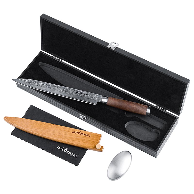 Cuchillo fileteador damasco, 20,5 cm, cuchillo Adelmayer - 1 pieza - caja