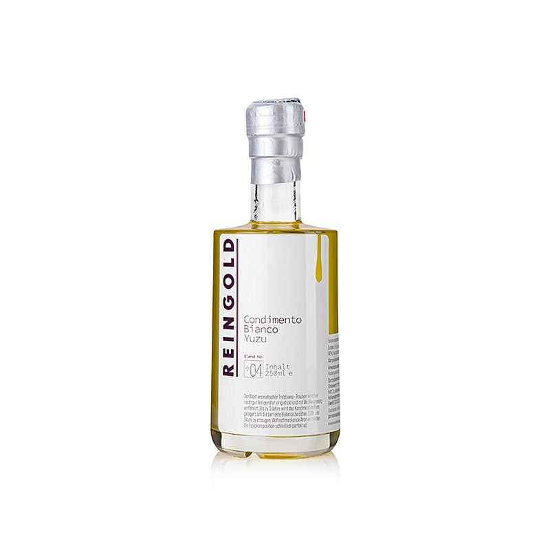 Reingold - Condimento all`aceto bianco n. 4 yuzu - 250 ml - Bottiglia