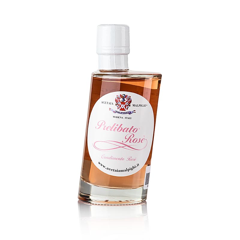 Condimento Balsamico Prelibato Rose, con aroma a rosas, 5 anos, Malpighi - 200ml - Botella