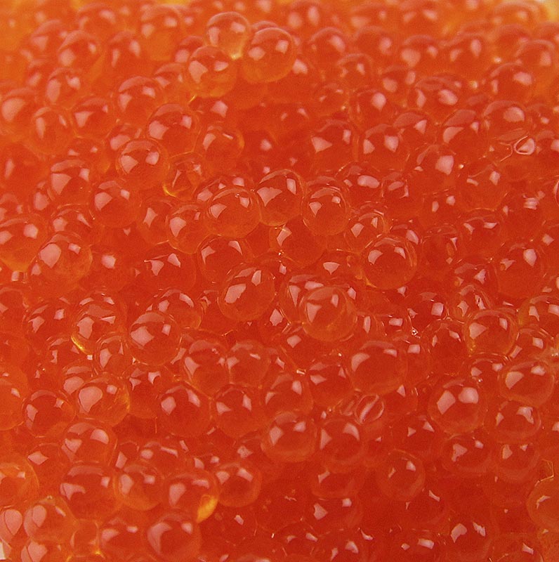 Trout caviar, golden orange - 200 g - Glass