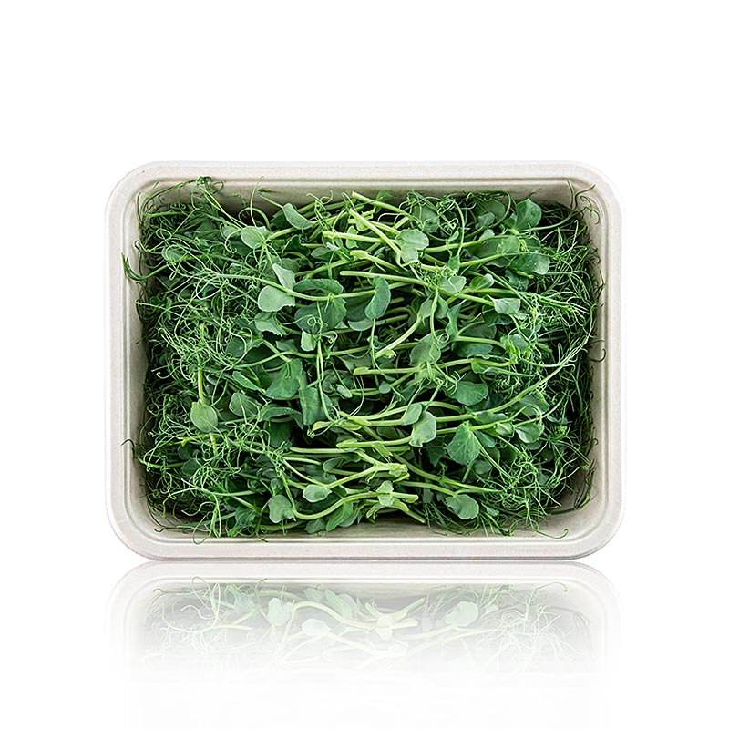 fullpakket med mikrogroenne erter, veldig unge blader/froeplanter - 100 g - PE-skall fullpakket med mikrogroenne erter, veldig unge blader/froeplanter - 100 g - PE-skall