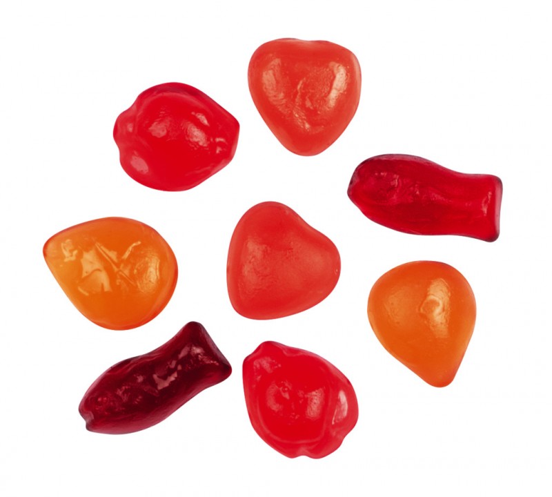 Alskar varen, ekologiskt, fruktgummi, ekologiskt, Hey Yum! - 10 x 100 g - visa