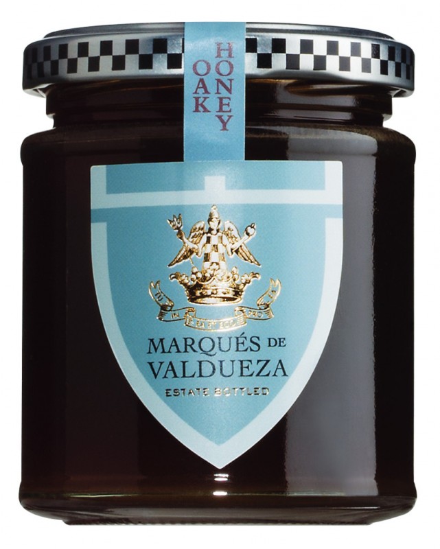 Miele di leccio, miele di fiori di leccio, Marques de Valdueza - 256 g - Bicchiere