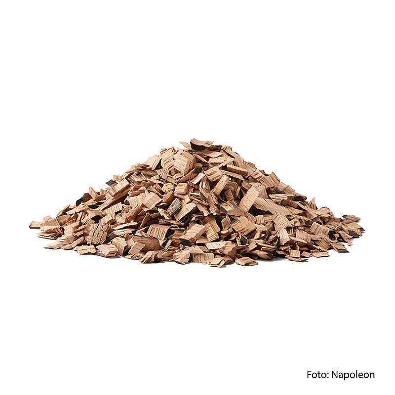 Lascas de madeira Napoleao para fumar, carvalho conhaque - 700g - Cartao