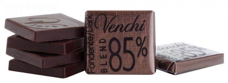 Mezcla 85%, chocolate amargo 85%, Sudamerica y Centroamerica, Venchi - 1.000 gramos - kg