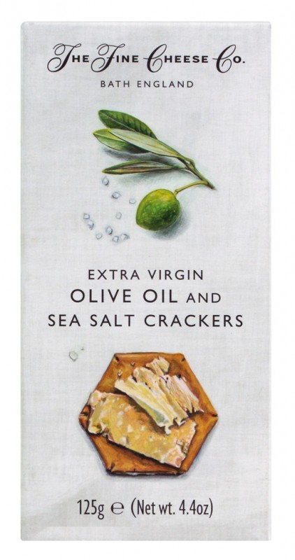 Minyak Zaitun Extra Virgin dan Kerupuk Garam Laut, kerupuk keju dengan minyak zaitun dan garam, The Fine Cheese Company - 125 gram - mengemas Minyak Zaitun Extra Virgin dan Kerupuk Garam Laut, kerupuk keju dengan minyak zaitun dan garam, The Fine Cheese Company - 125 gram - mengemas