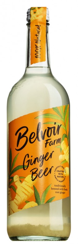 Ginger Beer, Ginger Lemonade, Belvoir - 0,75 l - Flaska