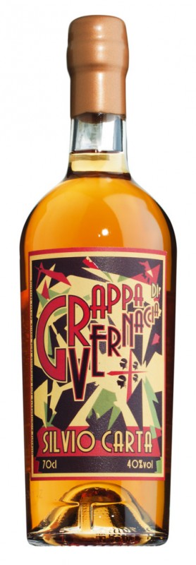 Grappa di Vernaccia Invecchiata, Grappa, Silvio Carta - 0,7L - Flaska Grappa di Vernaccia Invecchiata, Grappa, Silvio Carta - 0,7L - Flaska