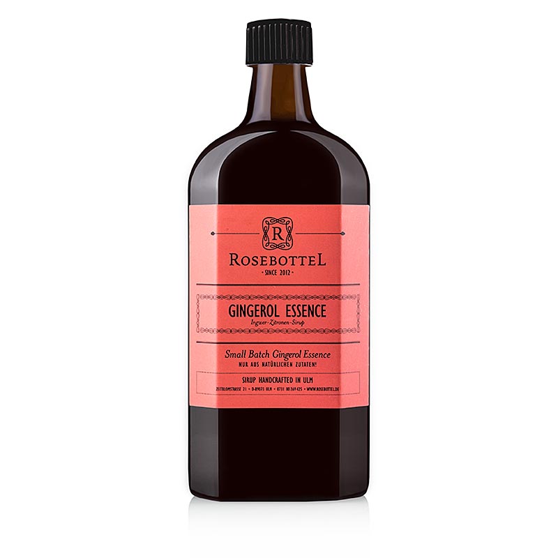 Rosebottel Gingerol Essence (Essence) -siirappi - 500 ml - Pullo
