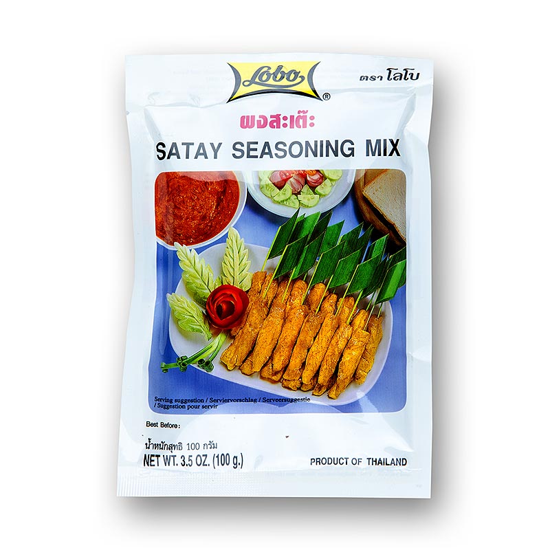 Satay / Sate - krydderiblanding - 100 g - taske Satay / Sate - krydderiblanding - 100 g - taske
