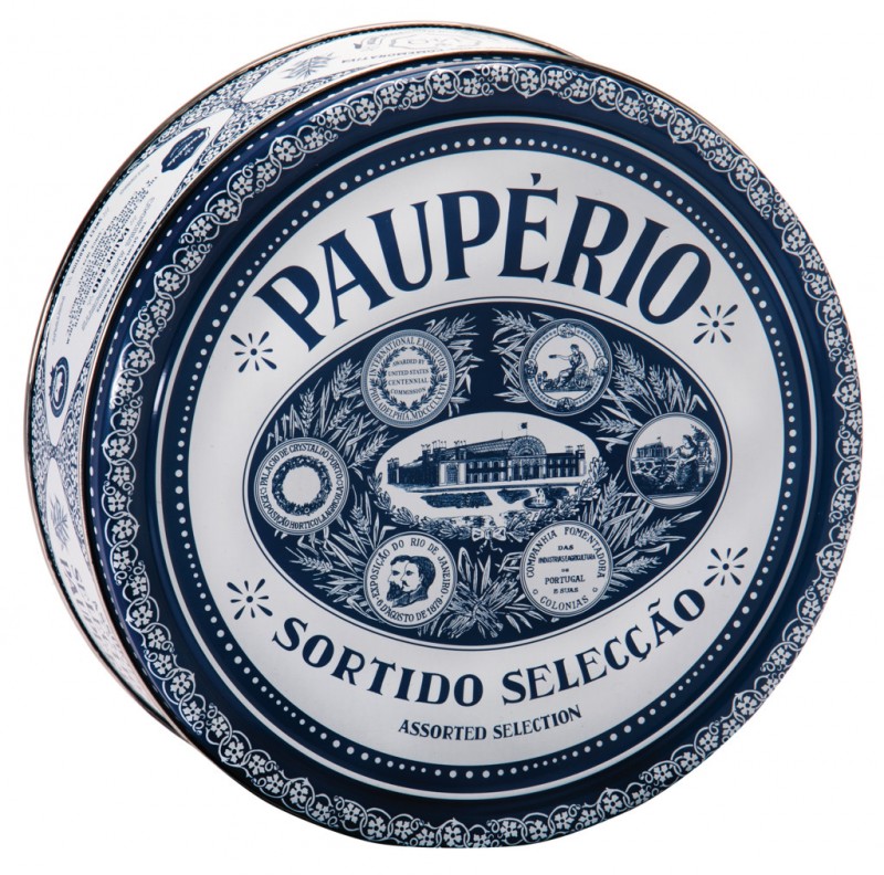 Sortido Seleccao, mistura para pastelaria de Portugal, Pauperio - 450g - pode