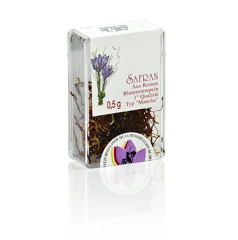 TARTUFLANGHE saffron threads, La Mancha, Spain - 0.5g - cans TARTUFLANGHE saffron threads, La Mancha, Spain - 0.5g - cans