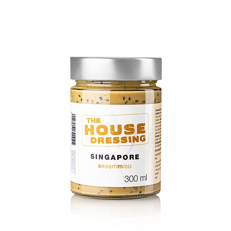 Serious Taste the housedressing - SINGAPORE, sesammiso, Ernst Petry - 300 ml - Bicchiere