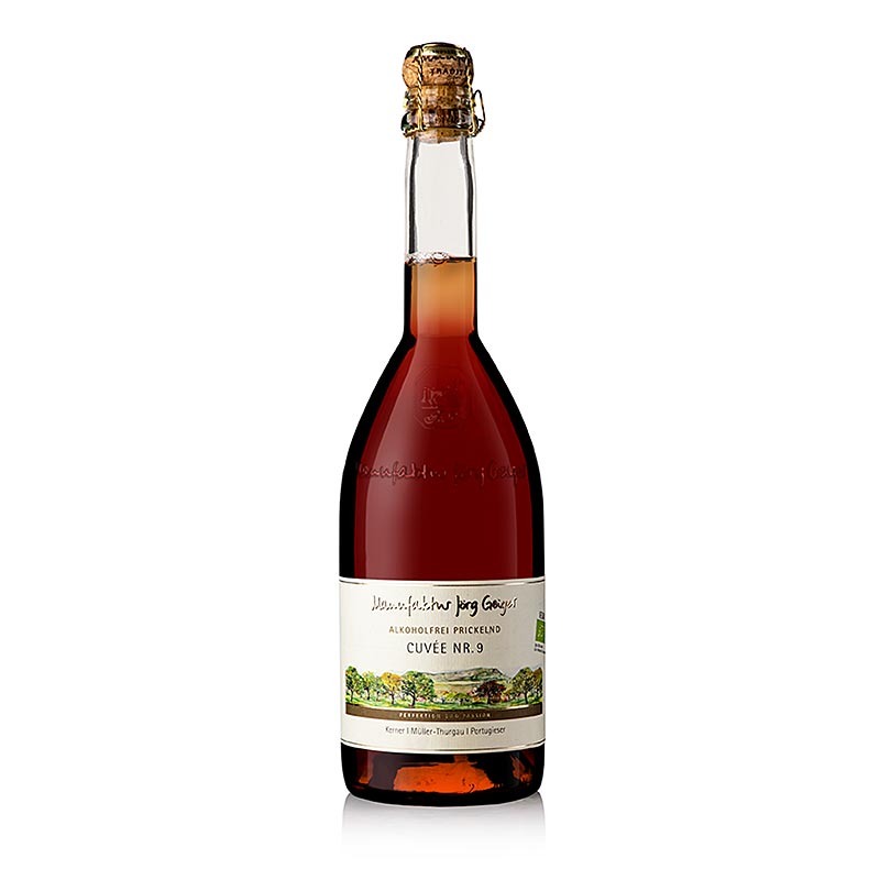 Manufactory Jorg Geiger Afengislaust Sparkling Cuvee 9, lifraent - 750ml - Flaska Manufactory Jorg Geiger Afengislaust Sparkling Cuvee 9, lifraent - 750ml - Flaska