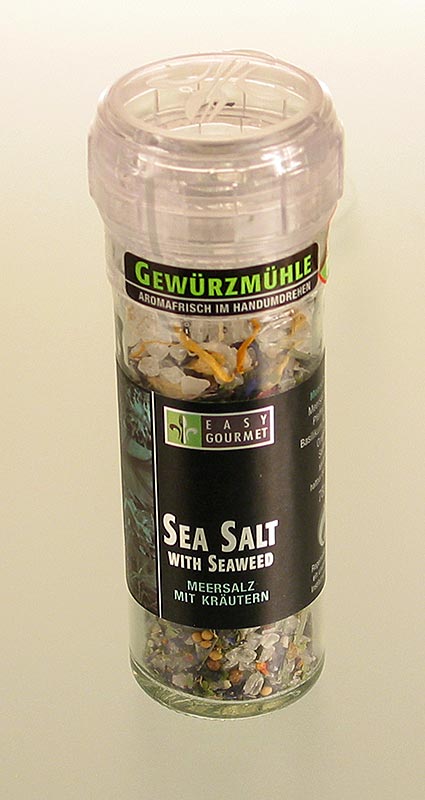 Gourmet Spice Mill Seasalt and Seaweed, Easy Gourmet - 78 g - Mill Gourmet Spice Mill Seasalt and Seaweed, Easy Gourmet - 78 g - Mill