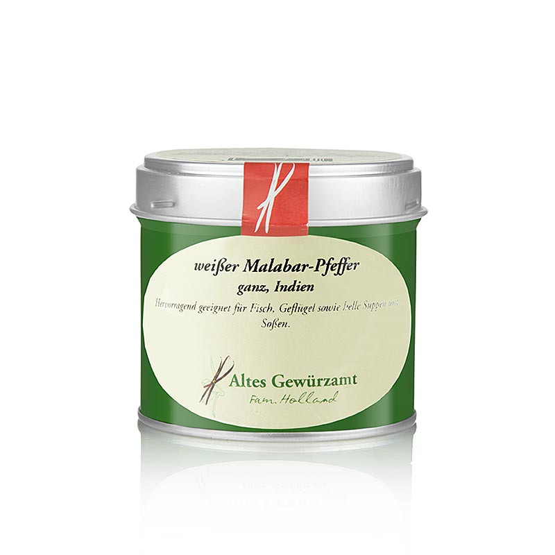 Malabarpippuri, valkoinen, kokonainen, Old Spice Office, Ingo Holland - 80 g - voi