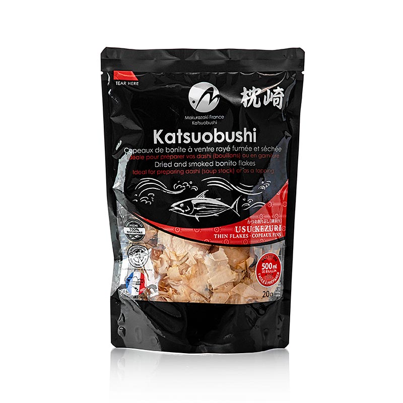 Katsuobushi - Bonito em flocos, fino, Usukezuri - 20g - bolsa