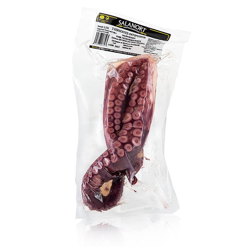 Brazos de pulpo, precocidos - aproximadamente 350 g, 2 piezas - vacio