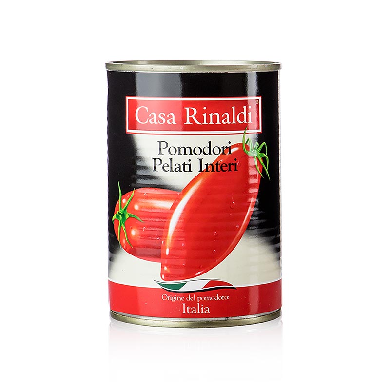 Skalade tomater, hela - 400 g - burk