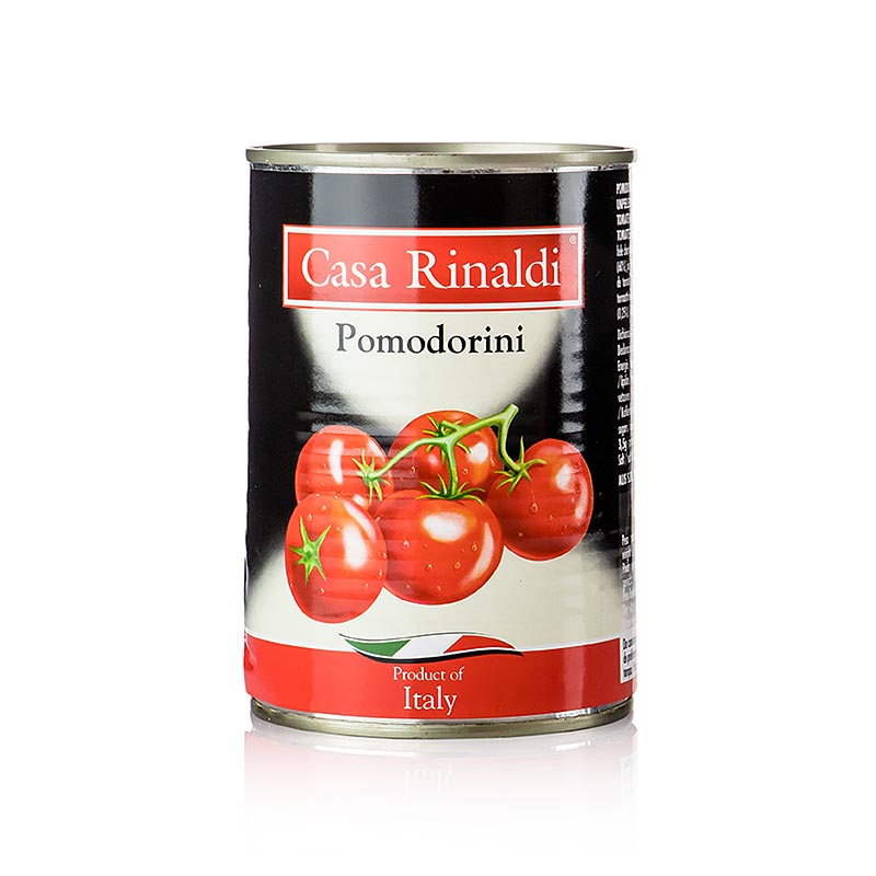 Tomates cherry enteros (Pomodorini), Casa Rinaldi - 400g - poder