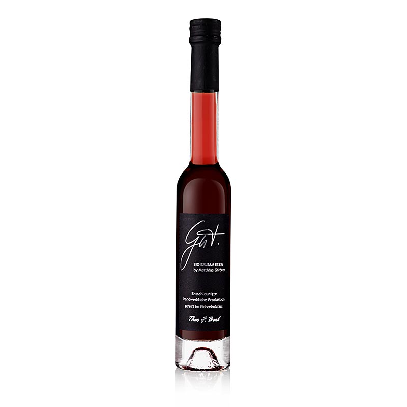 Aceto balsamico di vino rosso Balemasam, cucina aziendale, biologico - 200 ml - Bottiglia