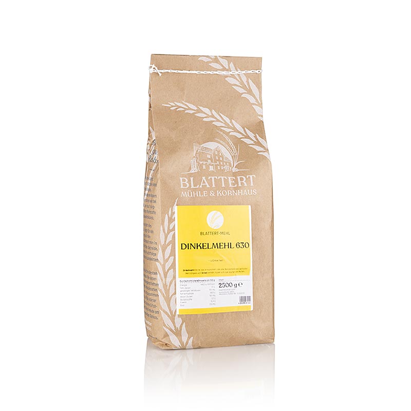Blattert Muhle mengeja tepung 630 UrDinkelHell - 2.5kg - beg Blattert Muhle mengeja tepung 630 UrDinkelHell - 2.5kg - beg