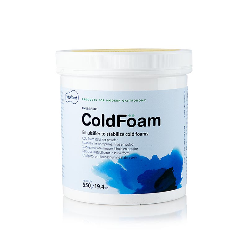 TOUFOOD COLD FOAM, stabilizues per emulsion (Espuma ftohte) - 550 g - Pe mund