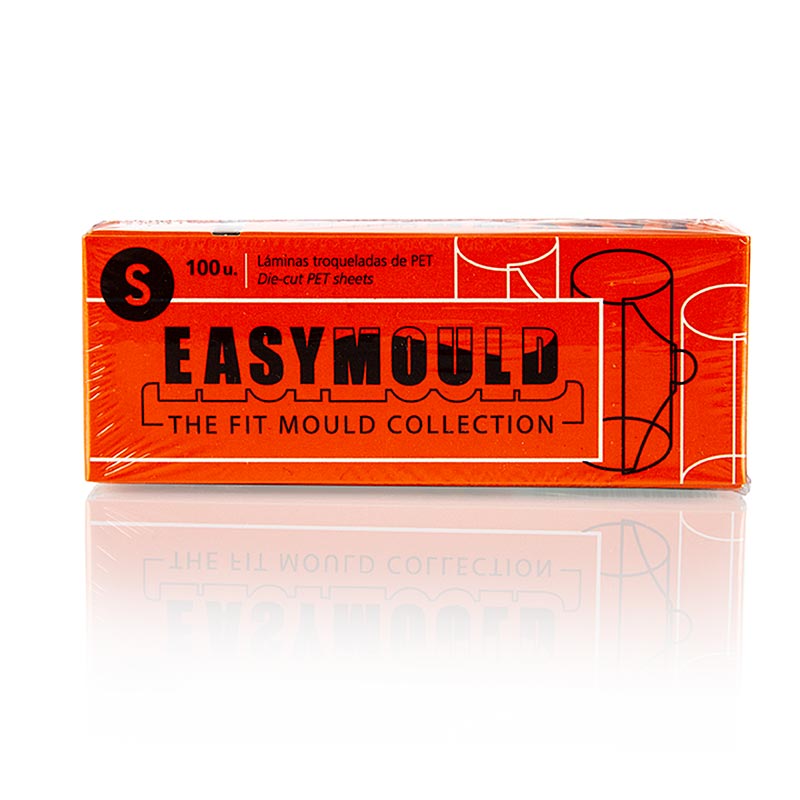 Easymould Rendondo foil, bulat, Ø25x40mm, 100% Chef (60 / 0004) - 1 buah - Kardus