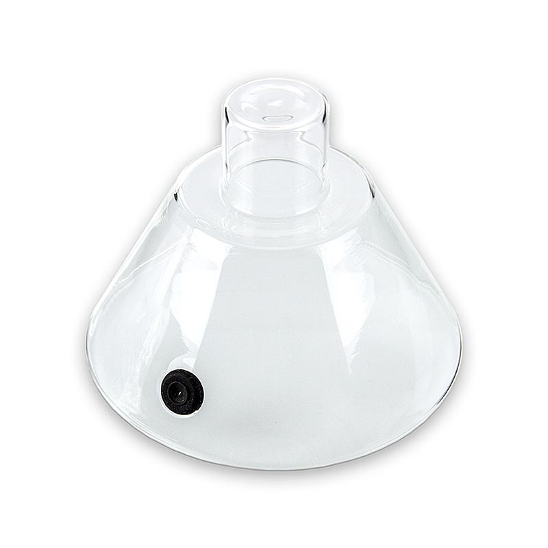 Campana de cristal para fumar (tajine) con valvula, Ø 18 cm, para Super-Aladin-Profi - 1 pieza - Cartulina