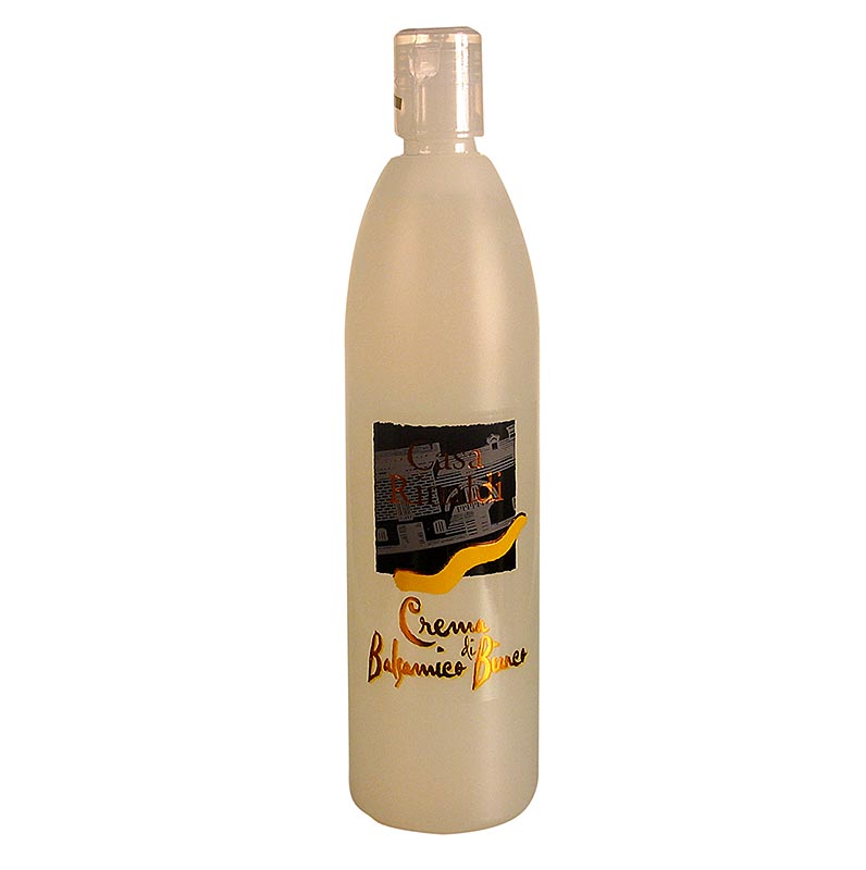 Crema di Balsamico Bianco, egalement pour le dessert, Casa Rinaldi - 500 ml - Bouteille PE