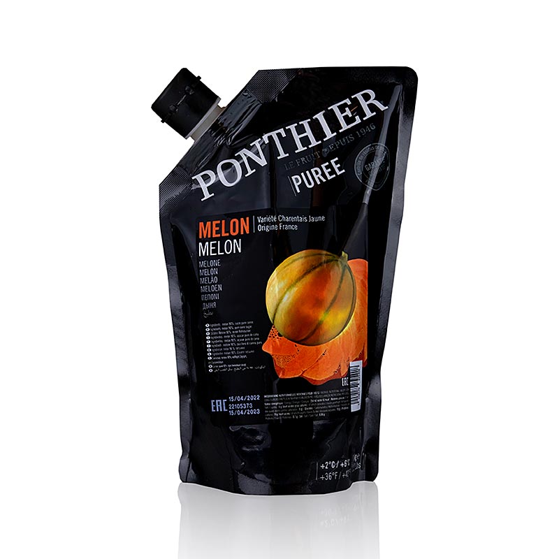 Pure de melon Ponthier (Charentais), con azucar - 1 kg - bolsa
