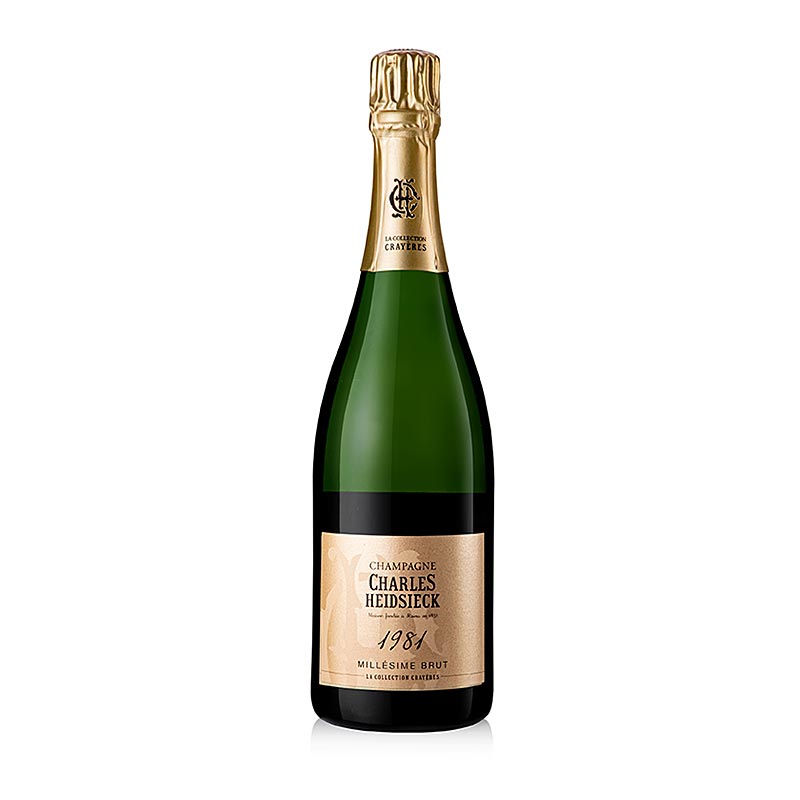 Champanhe Charles Heidsieck 1981 Colecao Crayeres, 12% vol. - 750ml - Garrafa